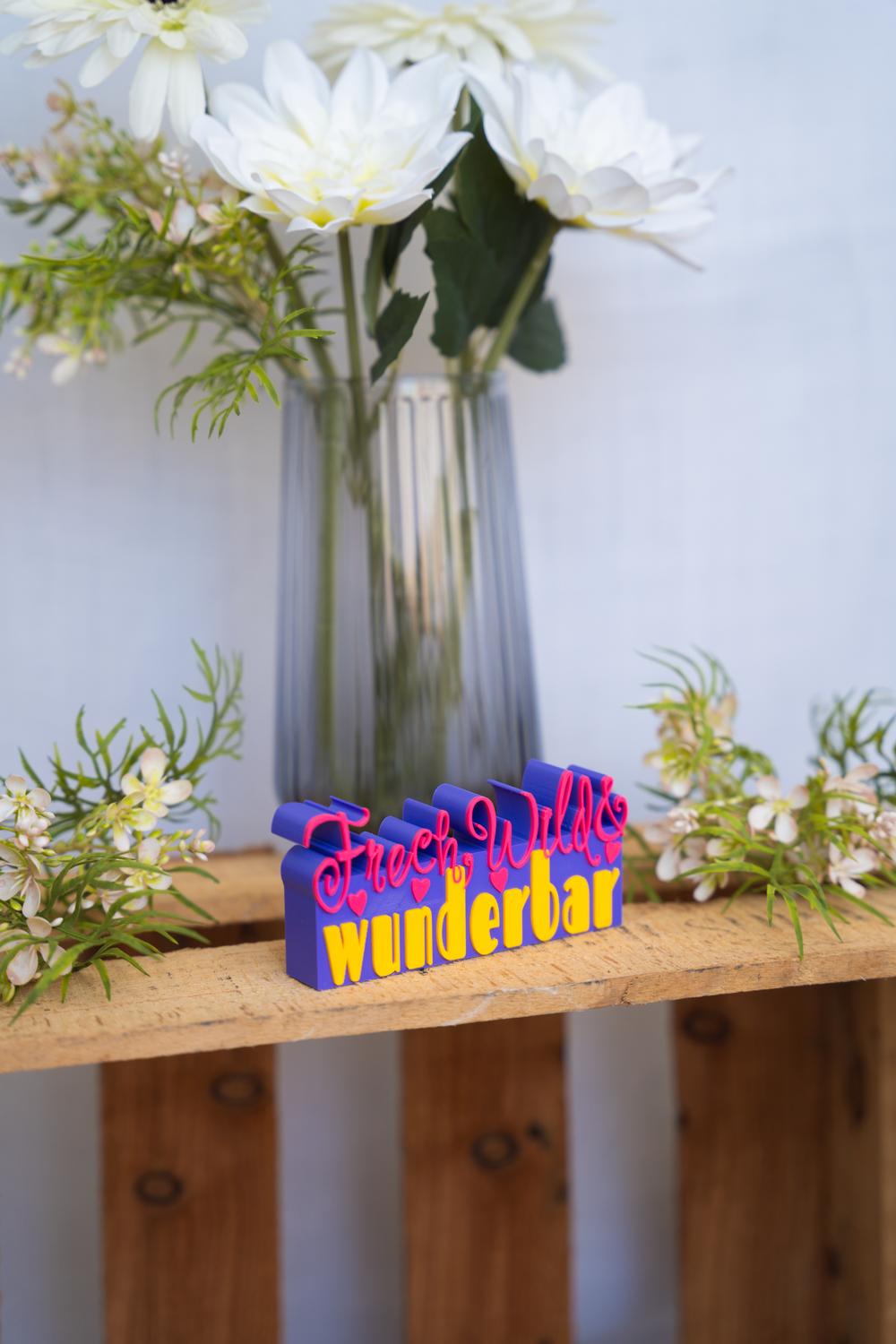 Schriftzug_frech, wild & wunderbar